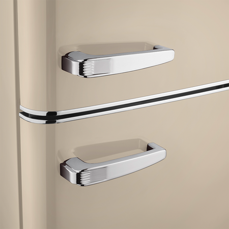 Frigorifero Retrò doppia porta Severin Crema RKG 8985 166.5x55