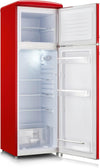 Frigorifero Retrò doppia porta Severin Rosso RKG 8983 166.5x55