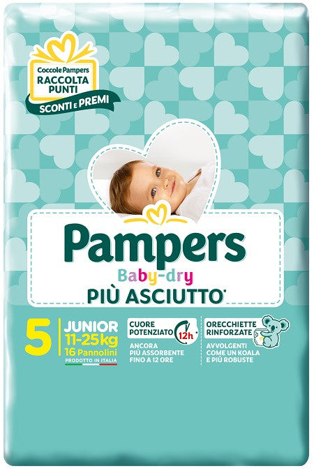 Pampers bd downcount j 16pz