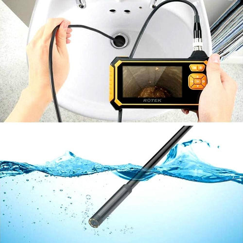 Telecamera Endoscopica 5 Mt Monitor Sonda 4.3 Pollici Videocamera Impermeabile