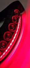 Torcia Da Testa Frontale Sensore Movimento 68 Led Luce Bianca Rossa Blu