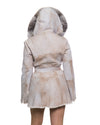 Sofia - Giacca Donna Avorio in vera pelliccia