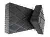 Set 2 Pezzi Tamponi In Gomma Per Ponti Sollevatori Tampone 16 X 12 X 5 Cm