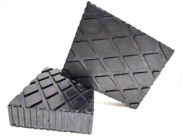 Set 2 Pezzi Tamponi In Gomma Per Ponti Sollevatori Tampone 16 X 12 X 5 Cm