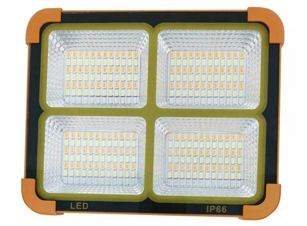 Luce Faro 120 W Emergenza Portatile Ricaricabile Pannello Solare Power Bank Usb