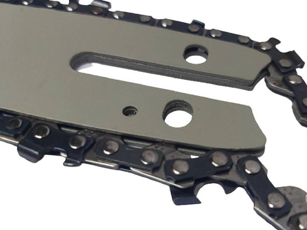 Kit Barra + Catena 6" Ricambio Da 6 Pollici Per Mini Motosega A Batteria