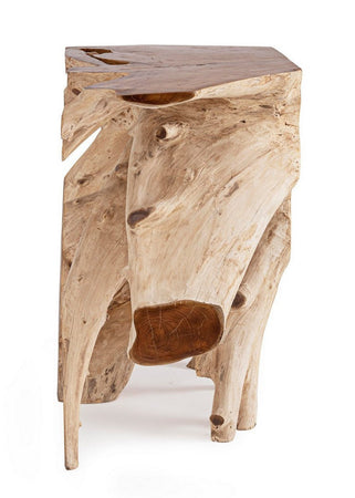 Consolle "Lisandra" struttura in radici di teak originali per decorazioni ambienti