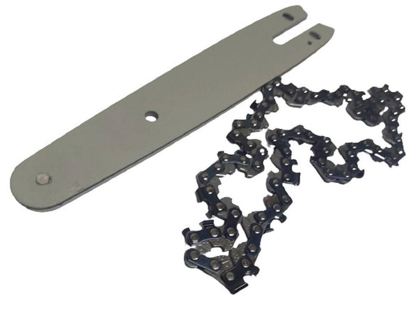 Kit Barra + Catena 6" Ricambio Da 6 Pollici Per Mini Motosega A Batteria