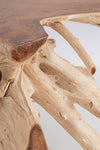 Consolle Lisandra struttura in radici di teak originali per decorazioni ambienti