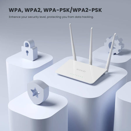 Router Wireless N300 Access Point Wi-fi 802.11 2.4g Ethernet Lan Antenna Esterno