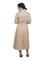 Rachel - Cappotto Donna Beige in vera pelle