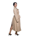 Rachel - Cappotto Donna Beige in vera pelle
