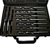 Set 10 Punte Elicoidale Da 14 A 23 Mm Frese Ferro Legno Per Trapano In Valigetta