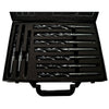 Set 10 Punte Elicoidale Da 14 A 23 Mm Frese Ferro Legno Per Trapano In Valigetta