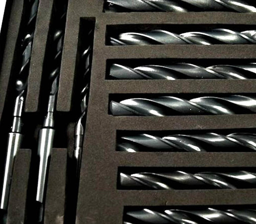 Set 10 Punte Elicoidale Da 14 A 23 Mm Frese Ferro Legno Per Trapano In Valigetta