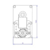 Motoriduttore Mellor FB1231 stufe a pellet 14702014