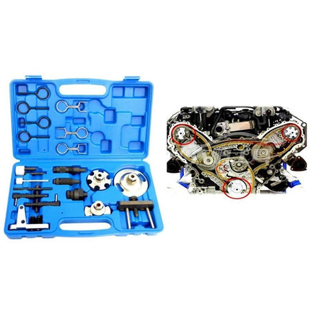 Strumento Bloccaggio Pompa Cilindro Catena Distribuzione Motore Diesel Common Rail