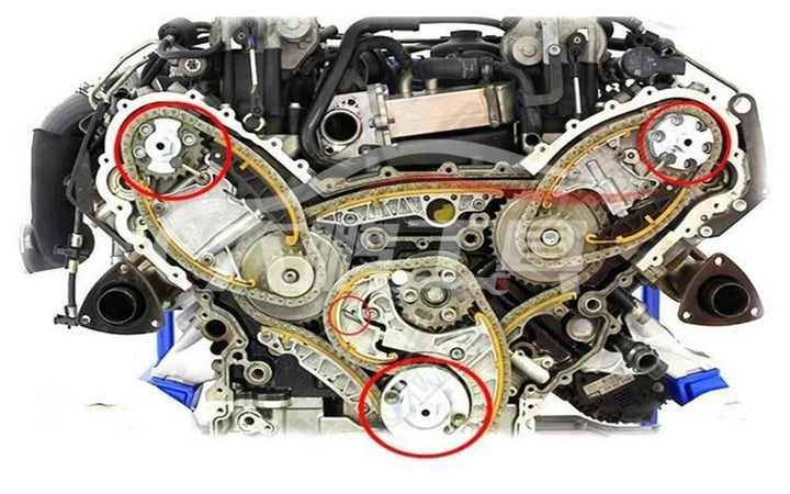 Strumento Bloccaggio Pompa Cilindro Catena Distribuzione Motore Diesel Common Rail