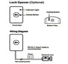 Citofono Wireless Senza Fili Da Esterno Campanello Monofamiliare Casa Rl-0518l
