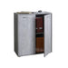 Armadio basso mobiletto con 2 ante scarpiera in legno h 87 cm
