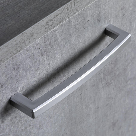 Armadio basso mobiletto con 2 ante e 2 cassetti scarpiera in legno h 88 cm