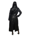 Rachel - Cappotto Donna Nero in vera pelle