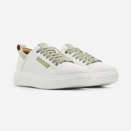ALEXANDER SMITH ECO-WEMBLEY Sneakers uomo bianco e verde AEAZEWM-7010-WLG