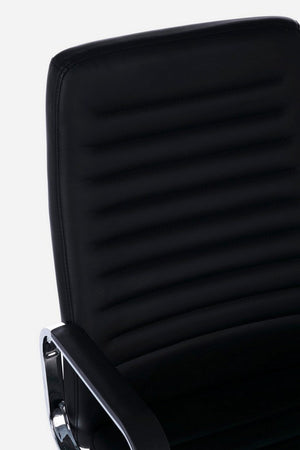 Sedia da ufficio ergonomica "Derek" con braccioli e ruote altezza regolabile