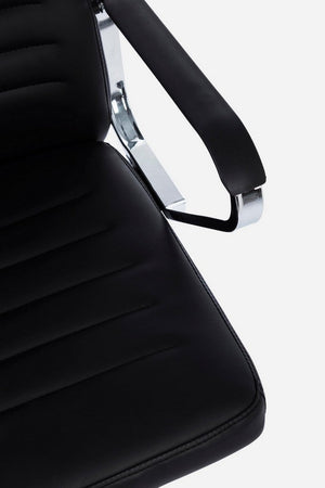 Sedia da ufficio ergonomica "Derek" con braccioli e ruote altezza regolabile