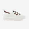 ALEXANDER SMITH ECO-WEMBLEY Sneakers uomo bianco e marrone AEAZEWM-7010-WBO