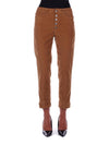 Dondup Pantaloni Marrone da donna