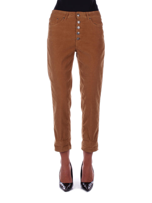 Dondup Pantaloni Marrone da donna