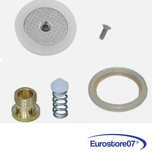 MOKONA BIALE TTI - KIT MANUTENZIONE 1 VALVOLA + 1 GUARNIZIONE GRANDE+ 1 PICCOLA
