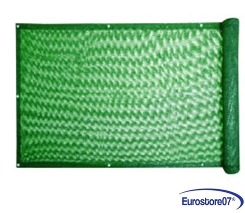 RETE OMBREGGIANTE PER BALCONI IN HDPE VERDE - mt.0,90h. rot. mt.6 FER 11531