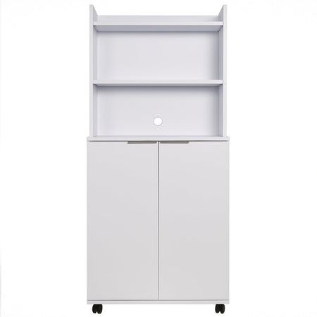 Mobile Stazione Coffee Angolo Bar Snack da Ufficio Credenza Multiuso per Caffè