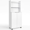 Mobile Stazione Coffee Angolo Bar Snack da Ufficio Credenza Multiuso per Caffè