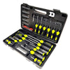 Set Valigia Bussole Cacciaviti Cacciavite Inserti 78 Pz A Taglio Croce Torx Y U