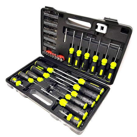 Set Valigia Bussole Cacciaviti Cacciavite Inserti 78 Pz A Taglio Croce Torx Y U
