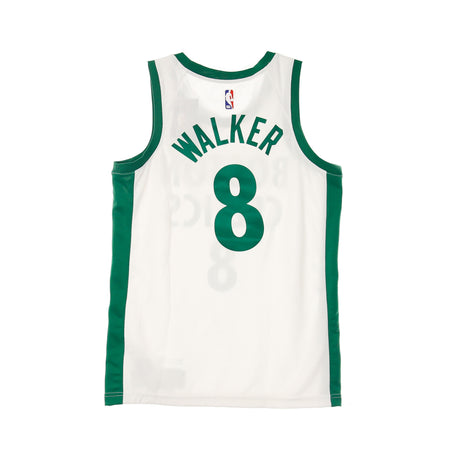 NIKE NBA Canotta Basket Uomo Nba Swingman Jersey City Edition 2020 No 8 Kemba Walker Boscel White/clover da uomo