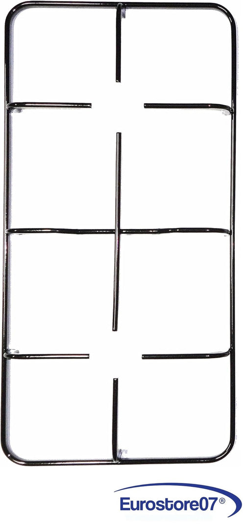 TECNOGAS GRIGLIA CUCINA A GAS 2 FUOCHI 457 x 227 mm. SMALTATA NERA P 5952