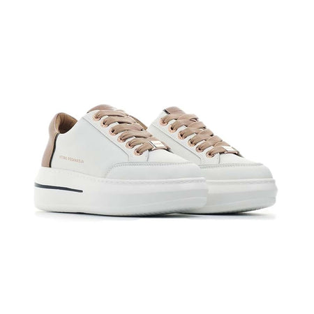 ALEXANDER SMITH LANCASTER Sneakers donna bianca e rame ASAZLSW-1894-WCP