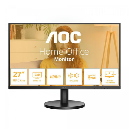 Aoc b3 u27b3a monitor pc 68,6 cm (27\") 3840 x 2160 pixel 4k ultra hd lcd nero