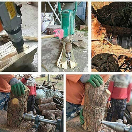 Punta 50 Mm Spaccare Legno Spaccalegna Uso Domestico Per Trapano Sds Plus
