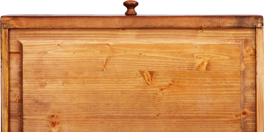 Biscottini Biscottini Credenza Country legno massello tiglio noce 197x50x91 Made in Italy