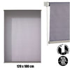 Tenda a Rullo Oscurante da Interno 120x180cm Moderna Facile da montare Grigio
