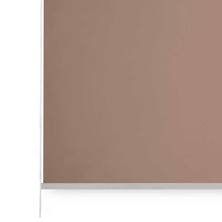 Tenda a Rullo Oscurante da Interno 120x180cm Moderna Facile da montare Marrone