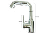 Rubinetto Miscelatore Monocomando Lavello Cucina Canna Alta Rotante Cromato 8702