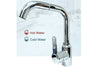Rubinetto Miscelatore Monocomando Lavello Cucina Canna Alta Rotante Cromato 8702