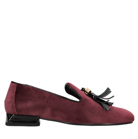 Lorenzo Mari Scarpe basse Bordeaux da donna