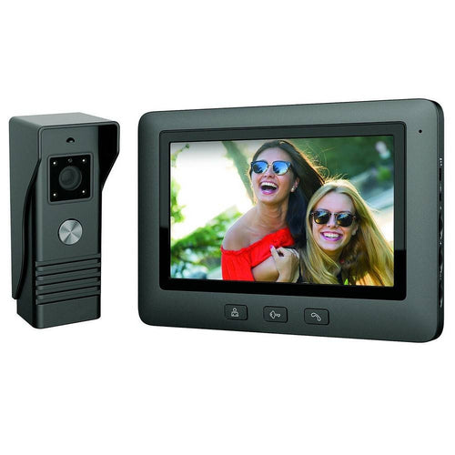 Kit Videocitofono Monofamiliare Monitor 7'' Telecamera Apriporta Rlc07